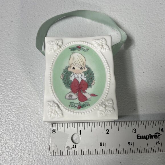 Enesco Precious Moments Surrounded With Joy Porcelain Gift Bag Friendship 1994 - Picture 10 of 10